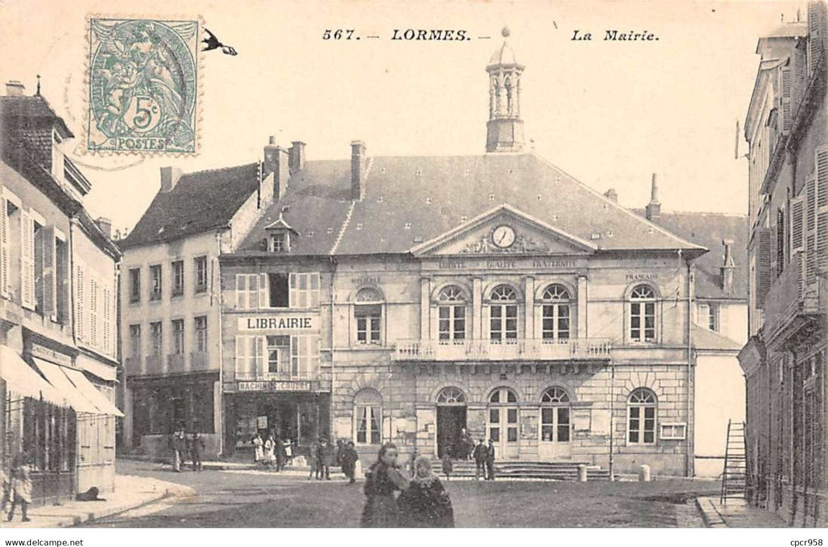 58-SAN59647-LORMES.La Mairie - Lormes