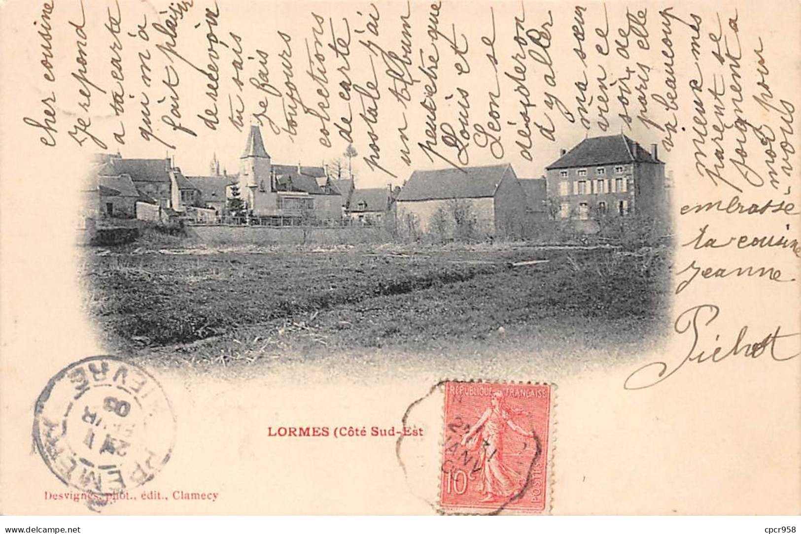58-SAN59649-LORMES.Côté Sud-Est - Lormes