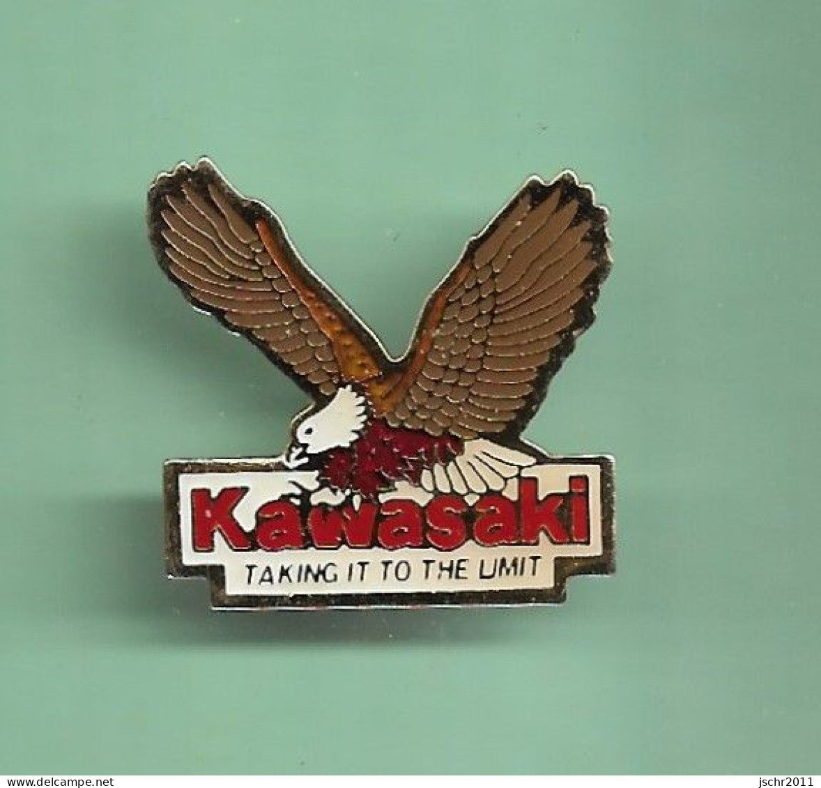 Pin's MOTO *** AIGLE KAWASAKI *** WW04 (14-4) - Moto