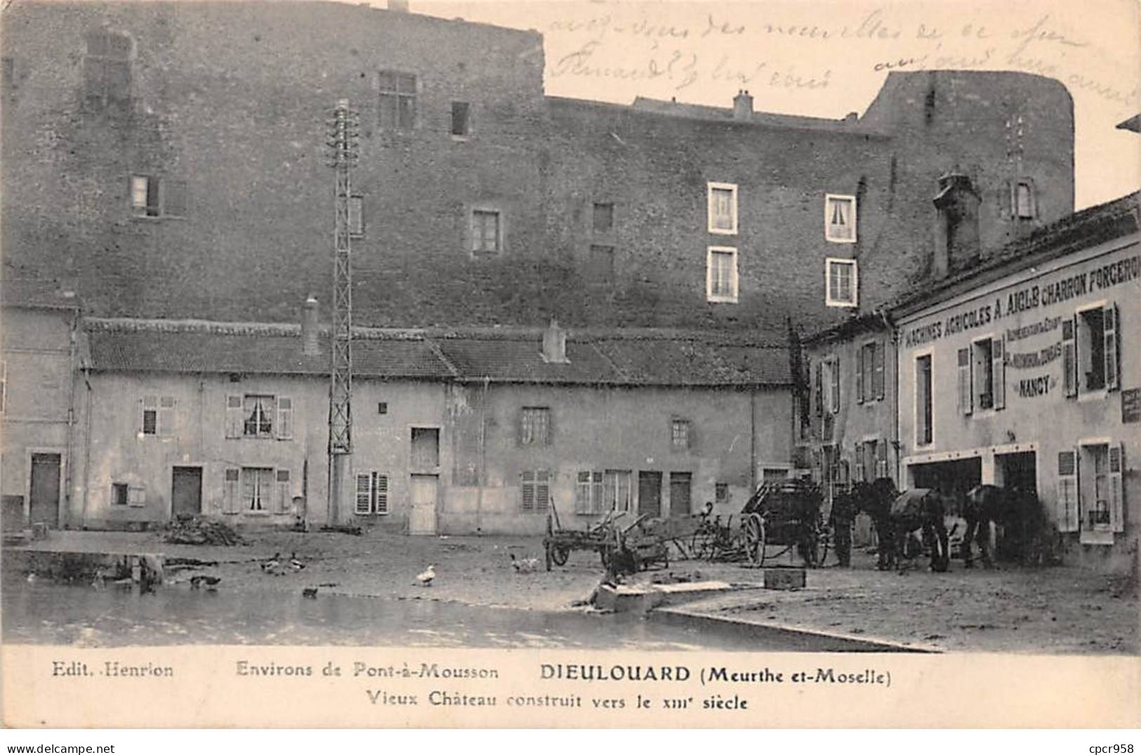 54-SAN59601-DIEULOUARD.Vieux Château Construit Vers Le XIIIe Siècle.Environs De Pont-à-Mousson - Dieulouard
