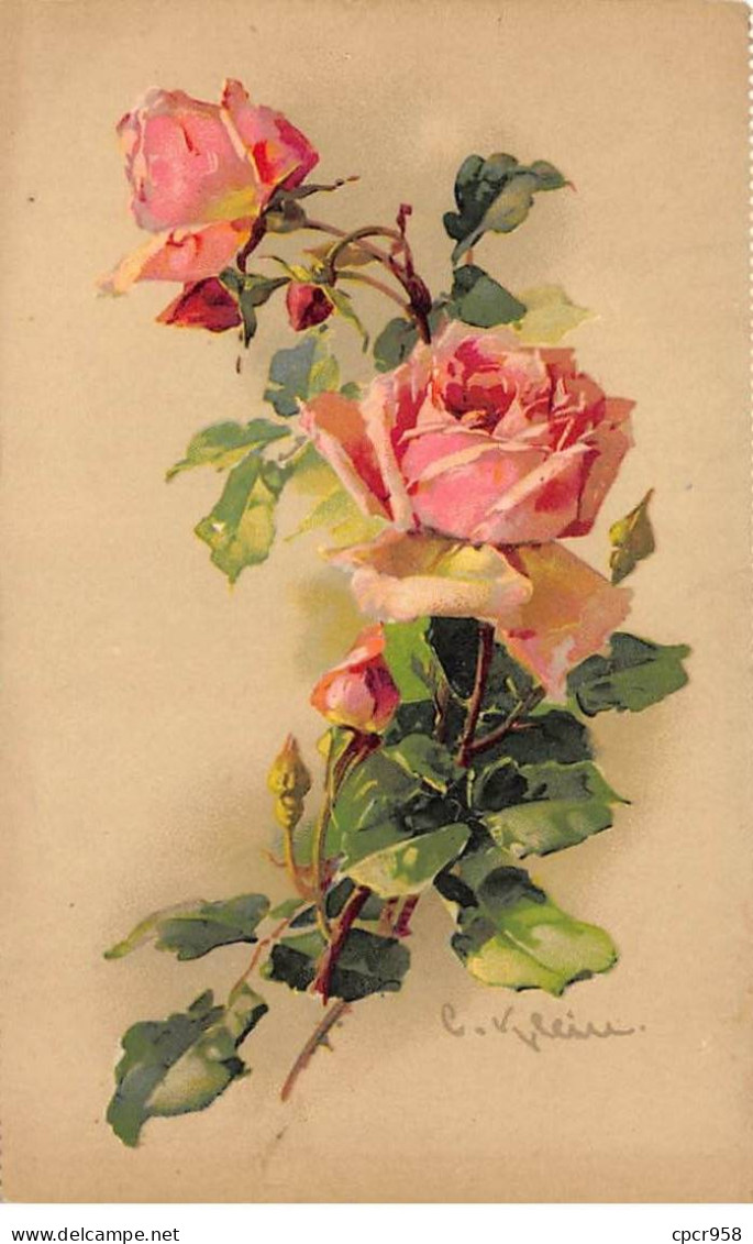 Illustrateur - N°85011 - C. Klein - Roses - Klein, Catharina