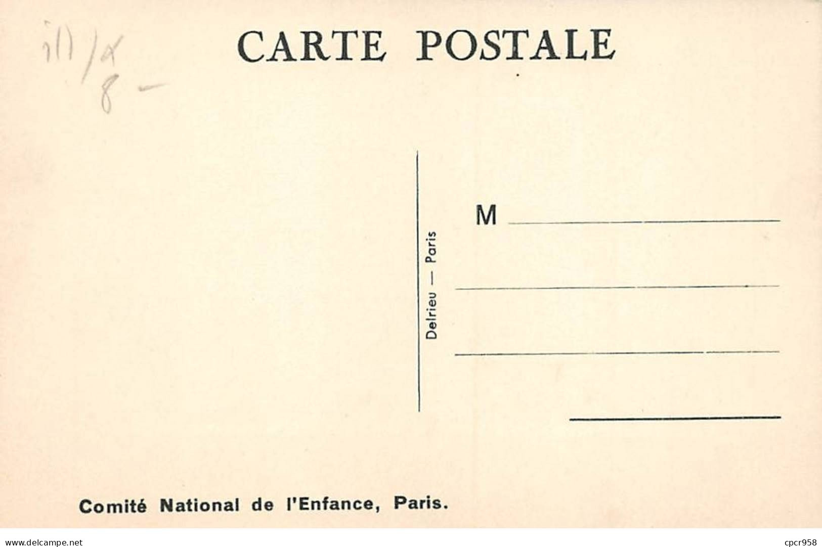 Illustrateur - N°84990 - B. Mallet - Une ... Deux ... Et Trois ... - Comité Nationale De L'Enfance - Mallet, B.
