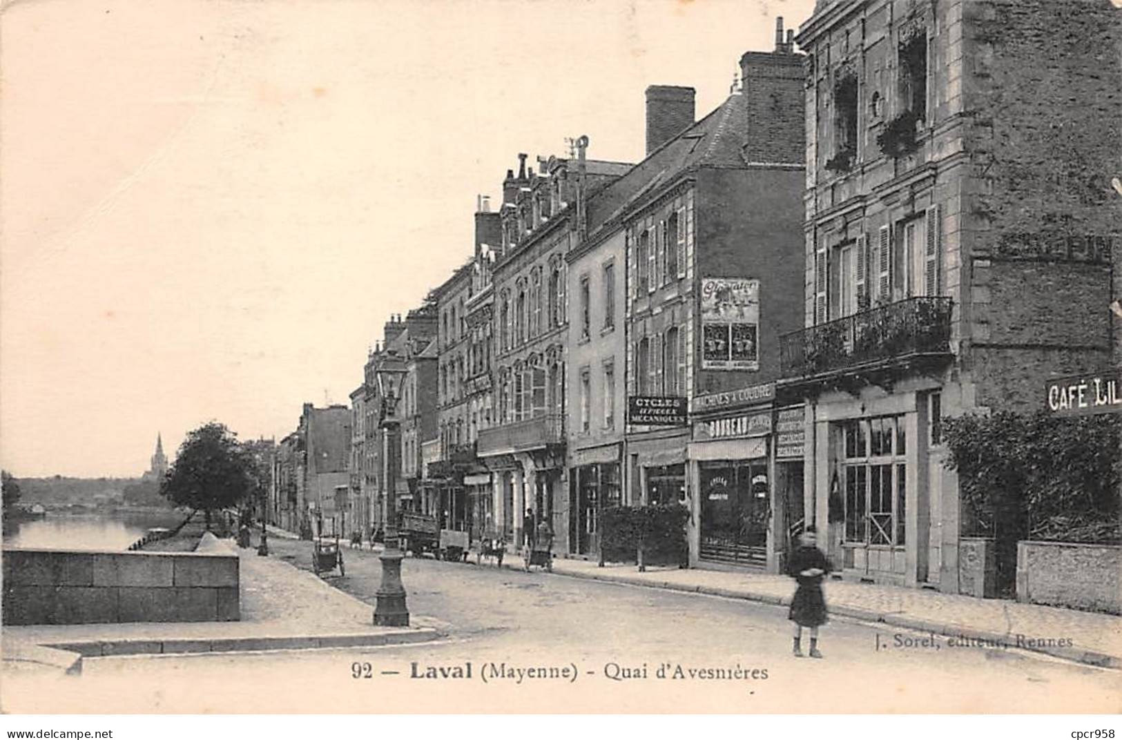 53-SAN59551-LAVAL.Quai D'Avesnières - Laval