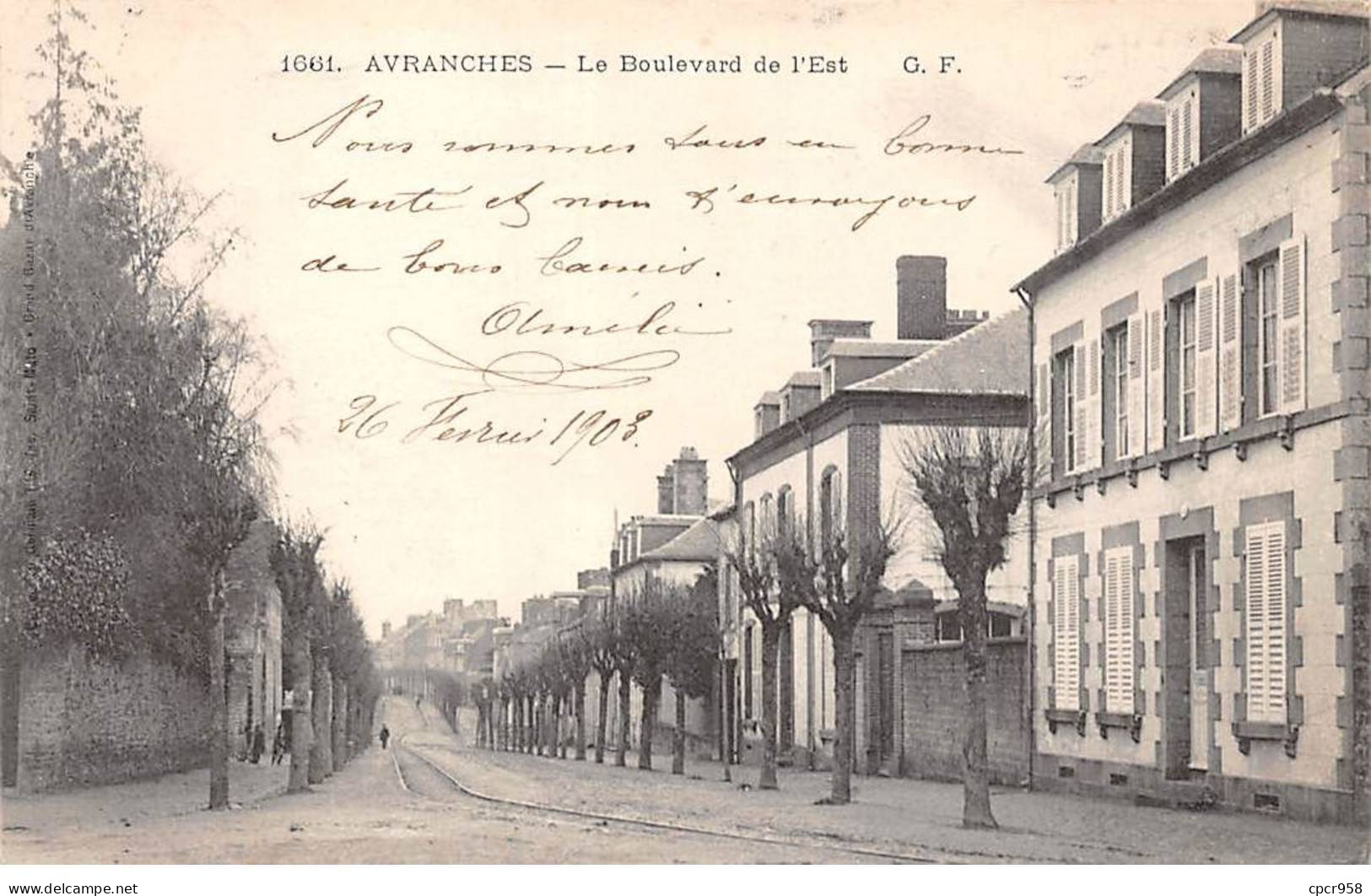 50-AM22099.Avranches.N°1661.Boulevard De L'Est - Avranches