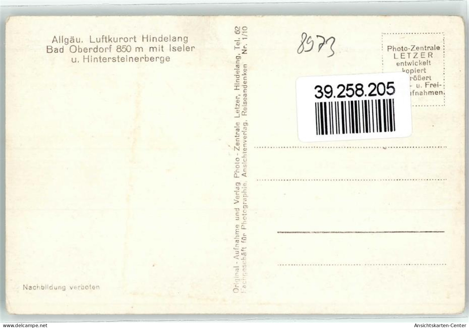 39258205 - Bad Oberdorf - Hindelang