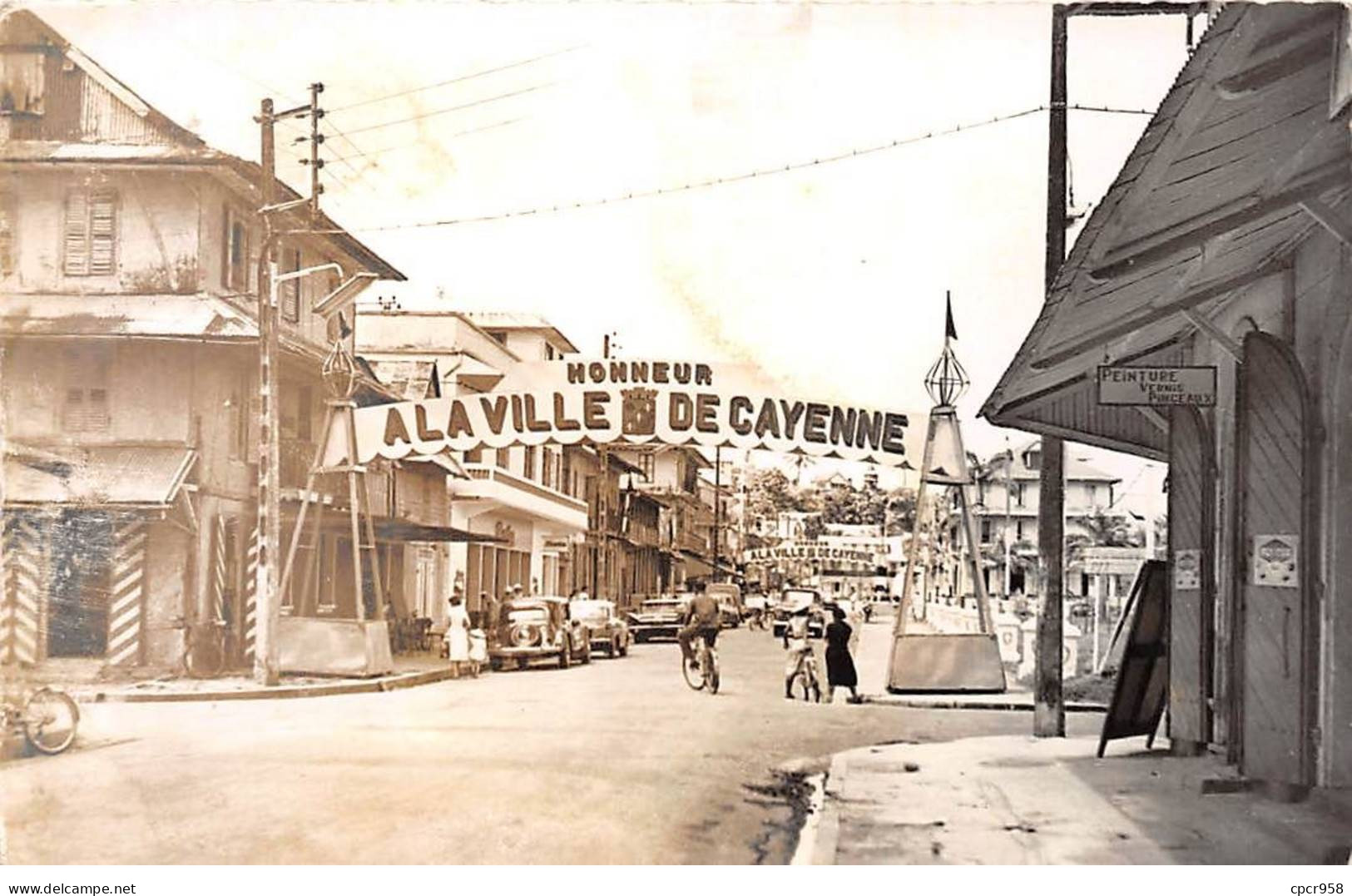 Guyane - N°84558 - CAYENNE - Préparatifs De Fête - Carte CPSM - Cayenne