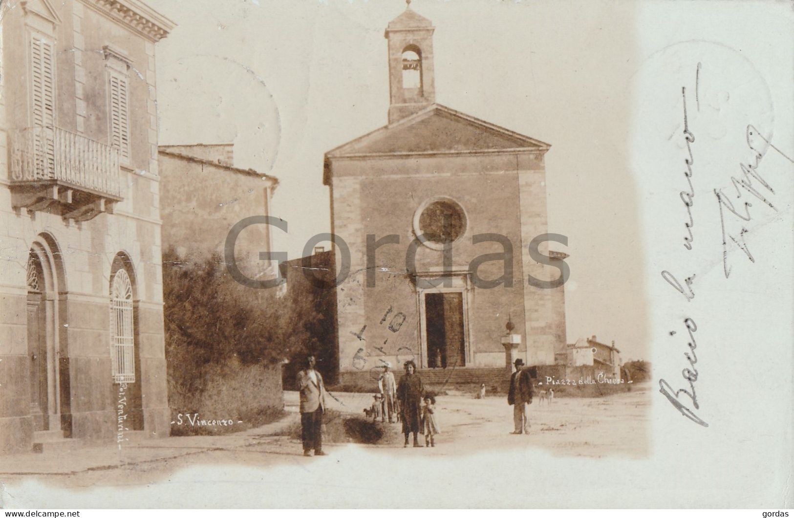 Italy - San Vincenzo - Pisa - Piaza Della Chiesa - Pisa