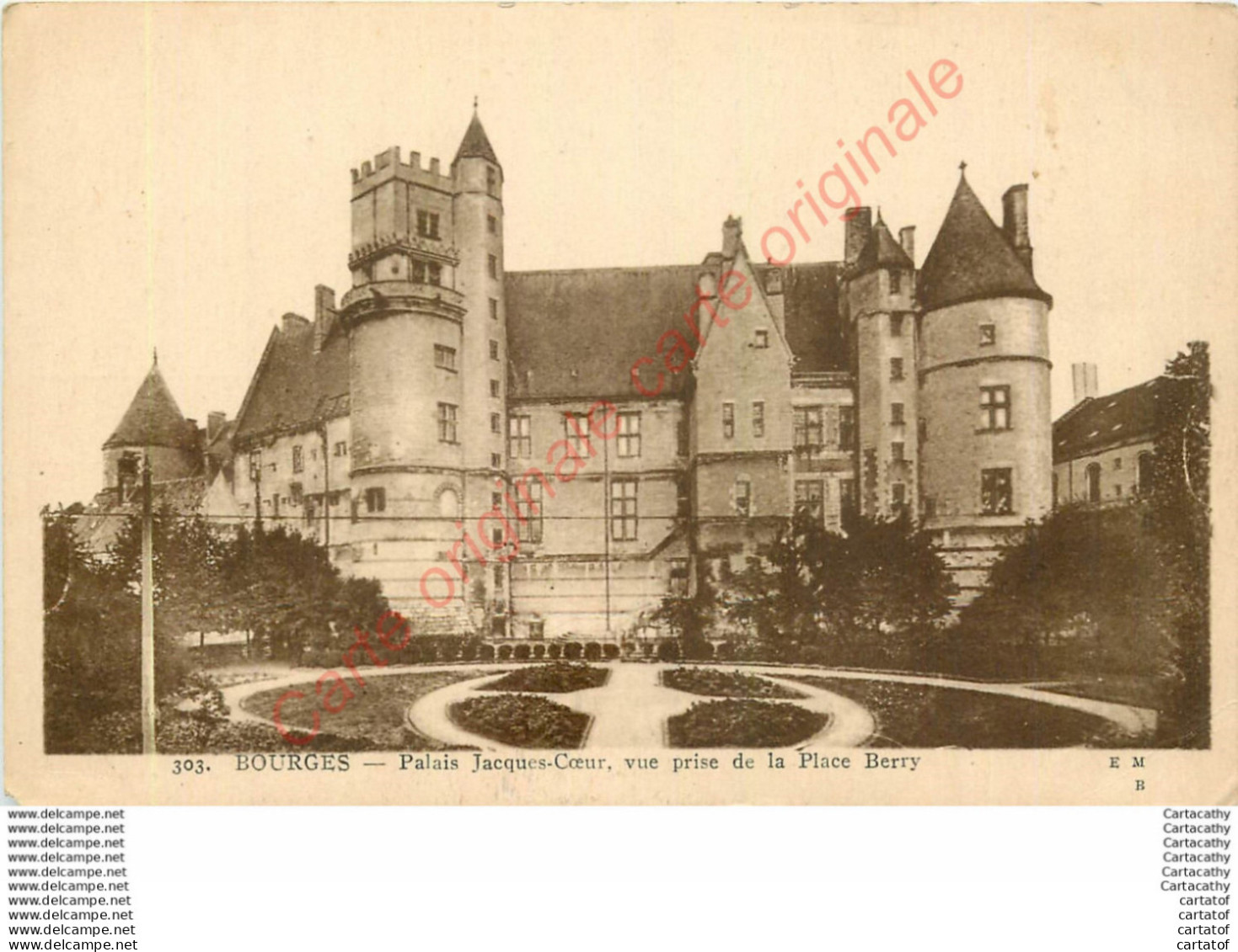 18.  BOURGES .  Palais Jacques Coeur . - Bourges