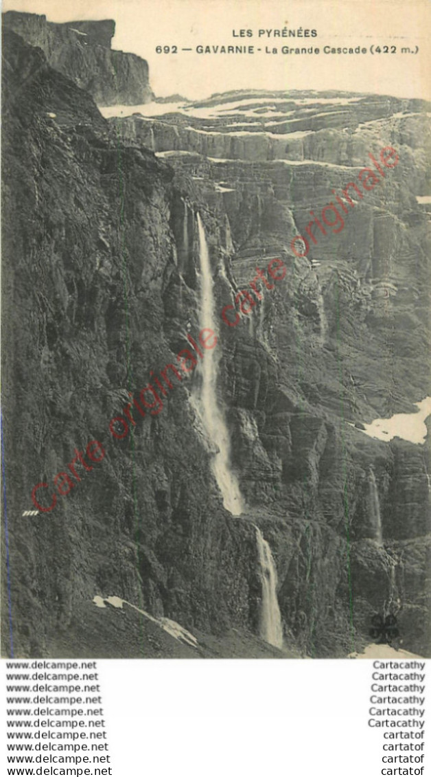 65.  GAVARNIE .  La Grande Cascade . - Gavarnie