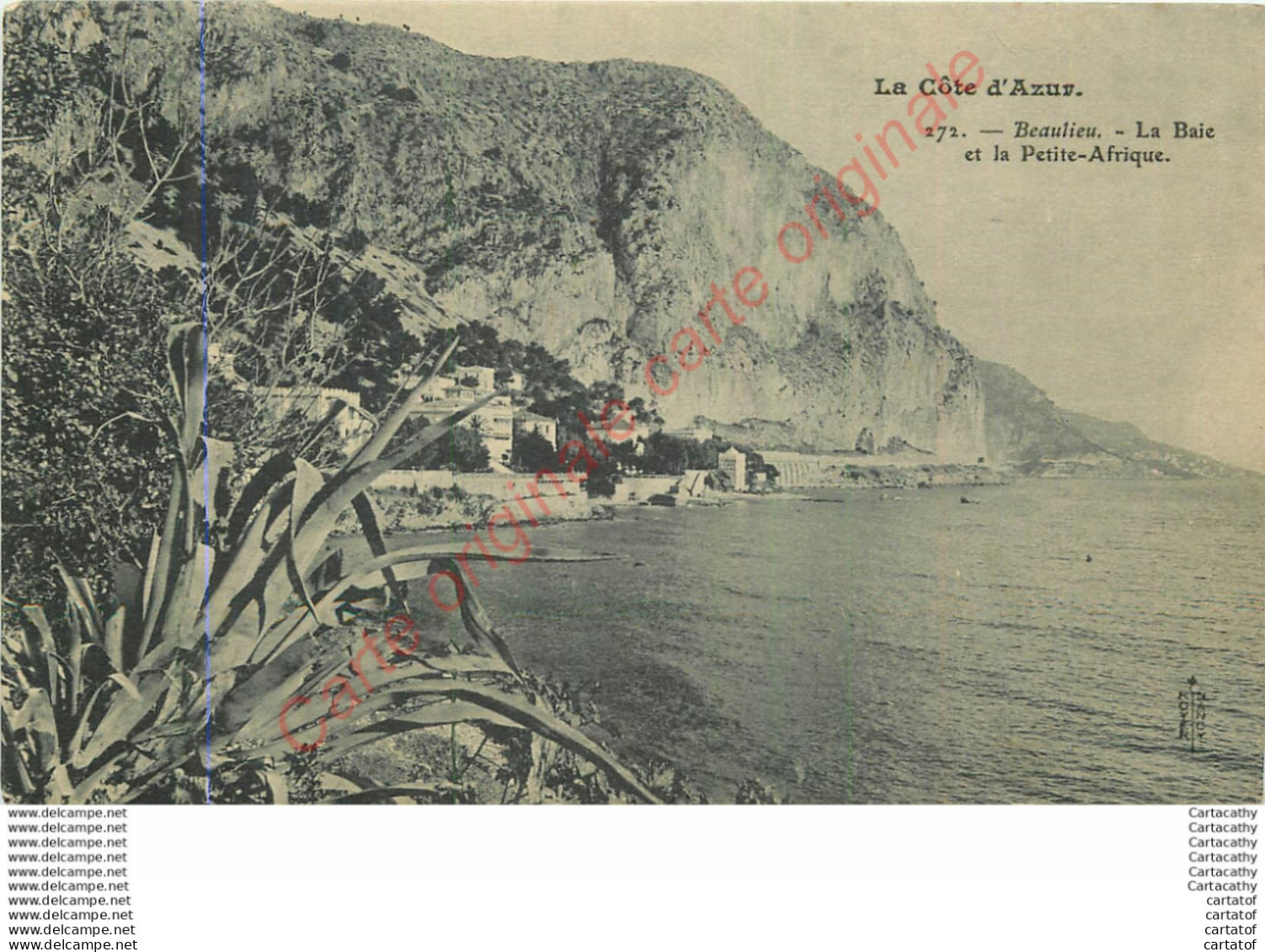 06.  BEAULIEU .  La Baie Et La Petite Afrique . - Beaulieu-sur-Mer