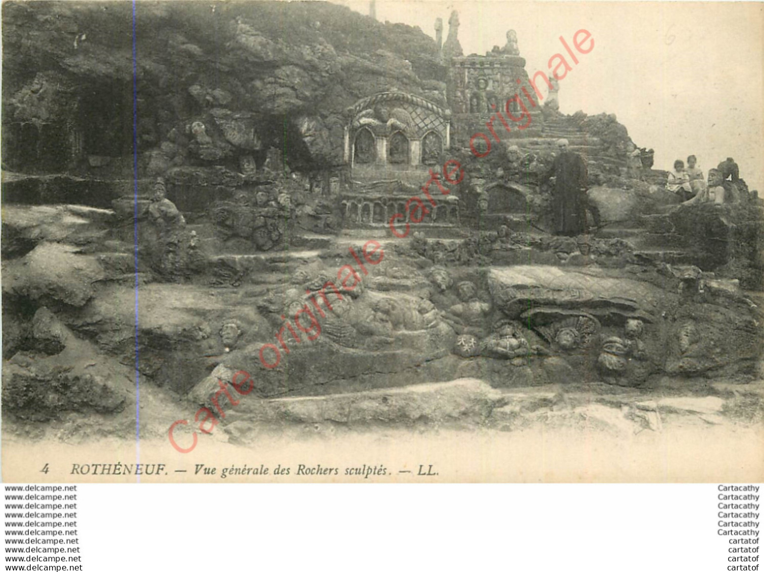 35.  ROTHENEUF .  Vue Générale Des Rochers Sculptés . - Rotheneuf