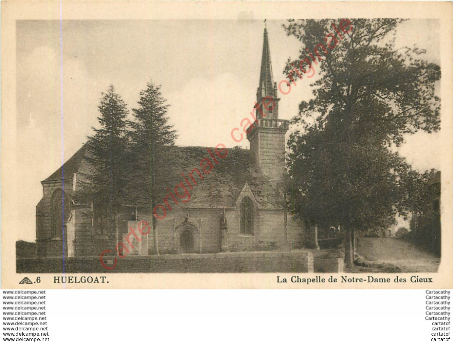 29.  HUELGOAT .  La Chapelle De Notre Dame Des Cieux . - Huelgoat