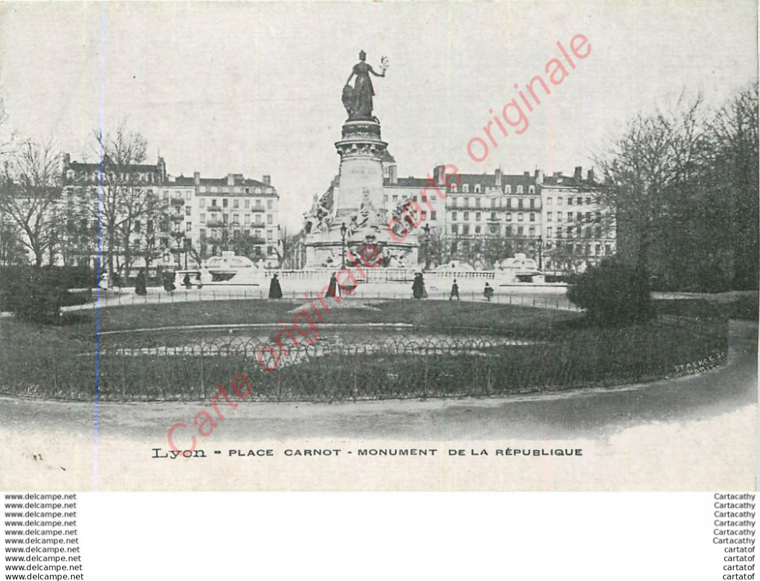 69.  LYON .  Place Carnot . Monument De La République . - Sonstige & Ohne Zuordnung