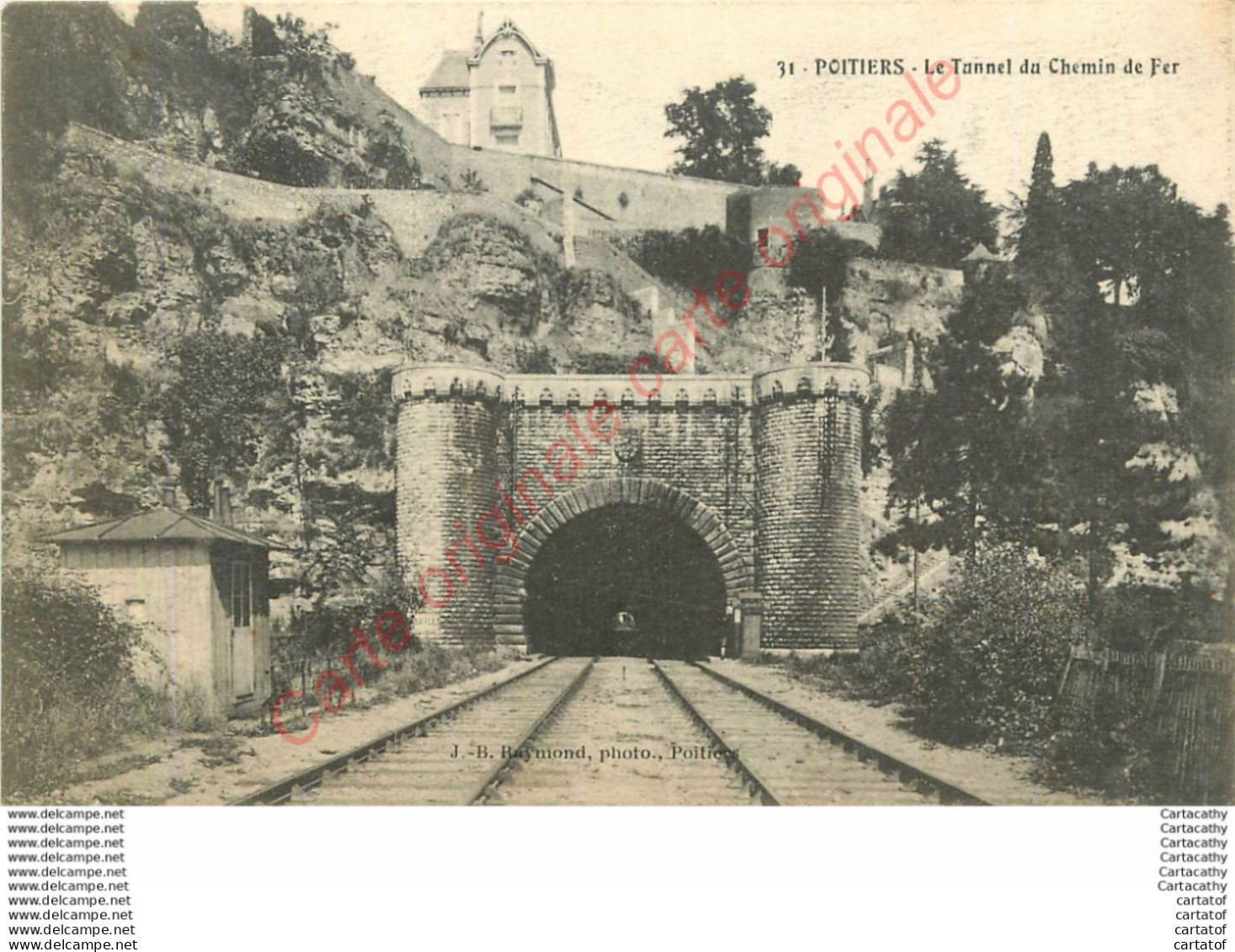 86.  POITIERS .  Le Tunnel Du Chemin De Fer . - Poitiers