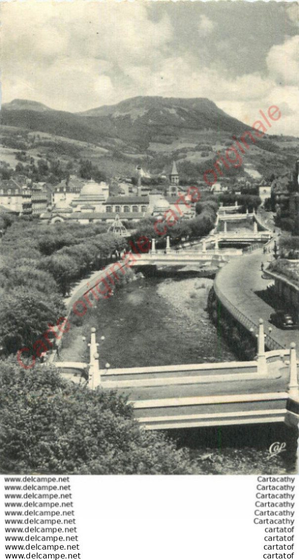 63.  LA BOURBOULE .  Les Ponts Sur La Dordogne . - La Bourboule