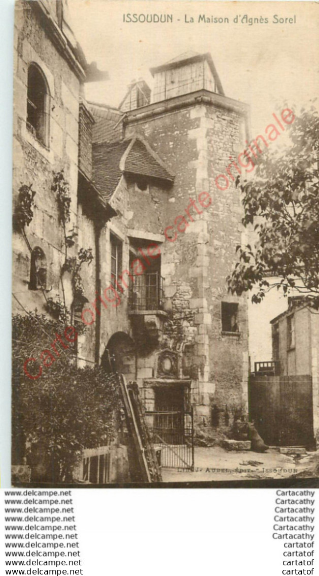 36.  ISSOUDUN .  La Maison D'Agnès Sorel . - Issoudun