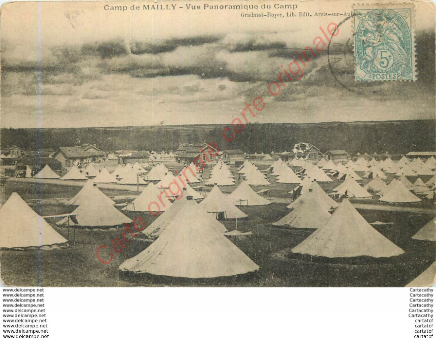 10.  CAMP DE MAILLY .  Vue Panoramique Du Camp . - Mailly-le-Camp