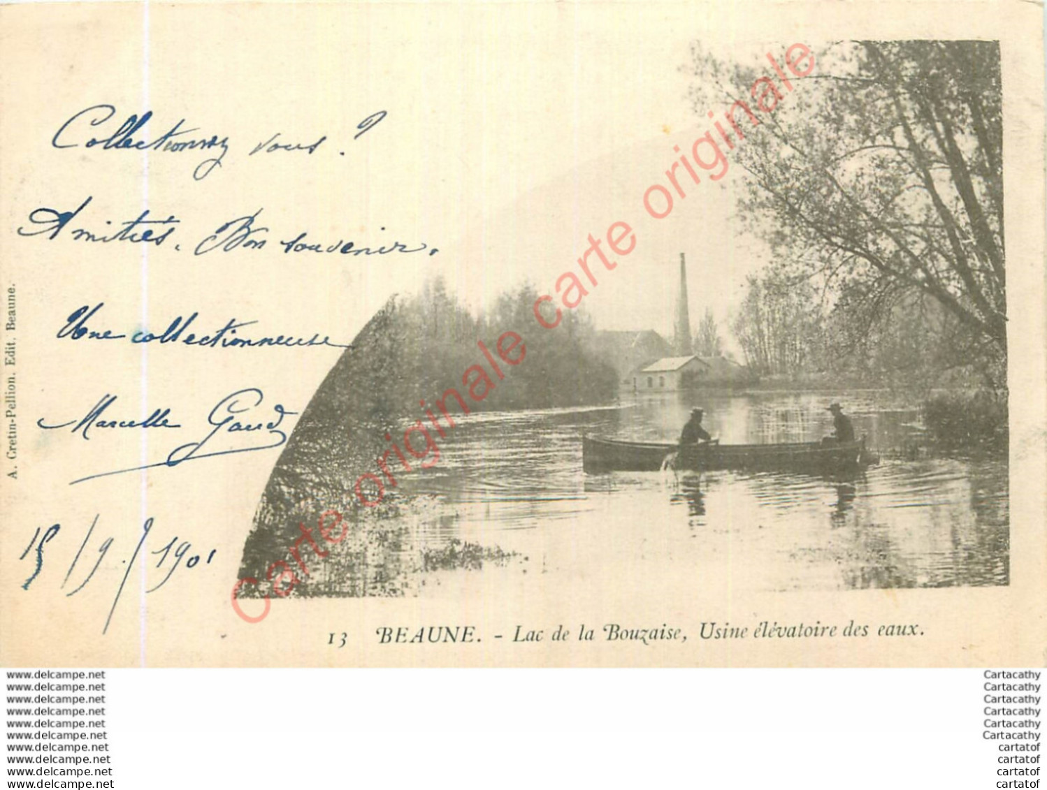 21.  BEAUNE .  Lac De La Bouzaise. Usine élévatoire Des Eaux . - Beaune