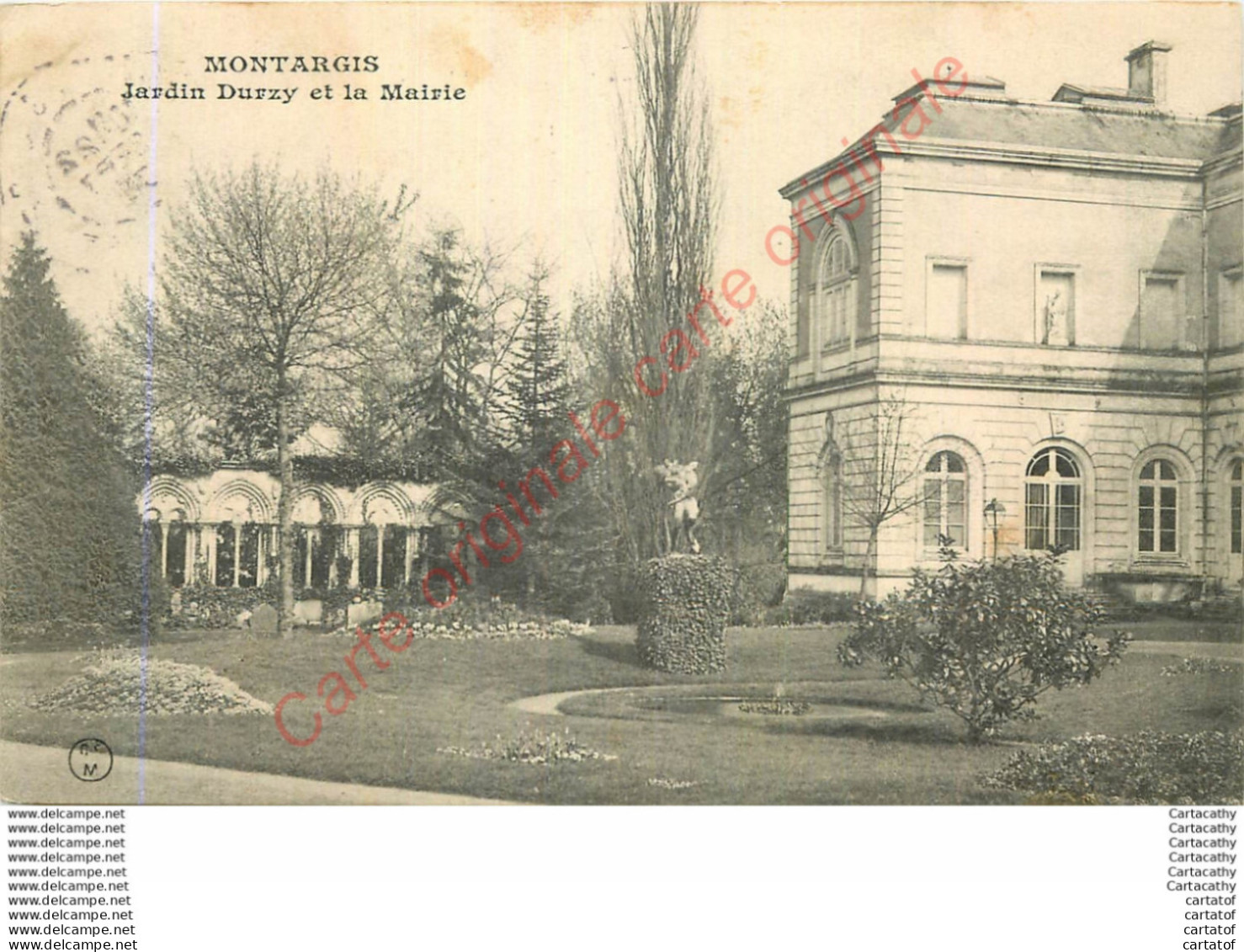 45.  MONTARGIS .  Jardin Durzy Et La Mairie . - Montargis