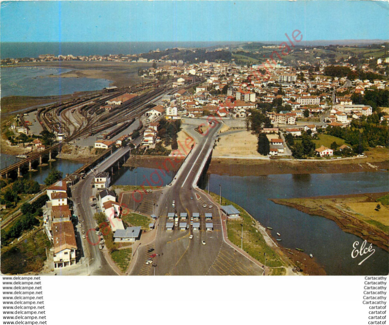 64.  HENDAYE .  Vue Générale Sur La Frontière Franco-Espagnole . - Hendaye