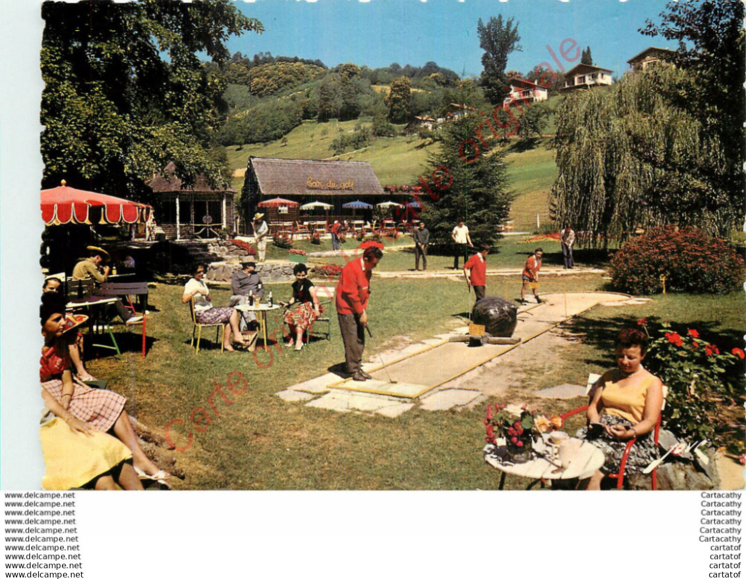 65.  BAGNERES DE BIGORRE . Le Golf Miniature Près Du Salut . - Bagneres De Bigorre