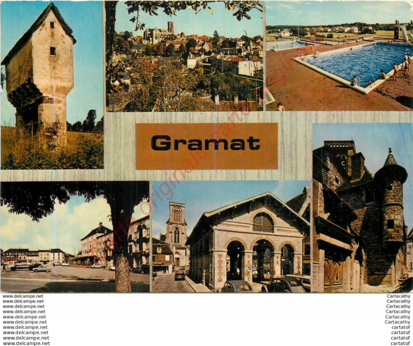 46.  GRAMAT .  CP Multivues . - Gramat