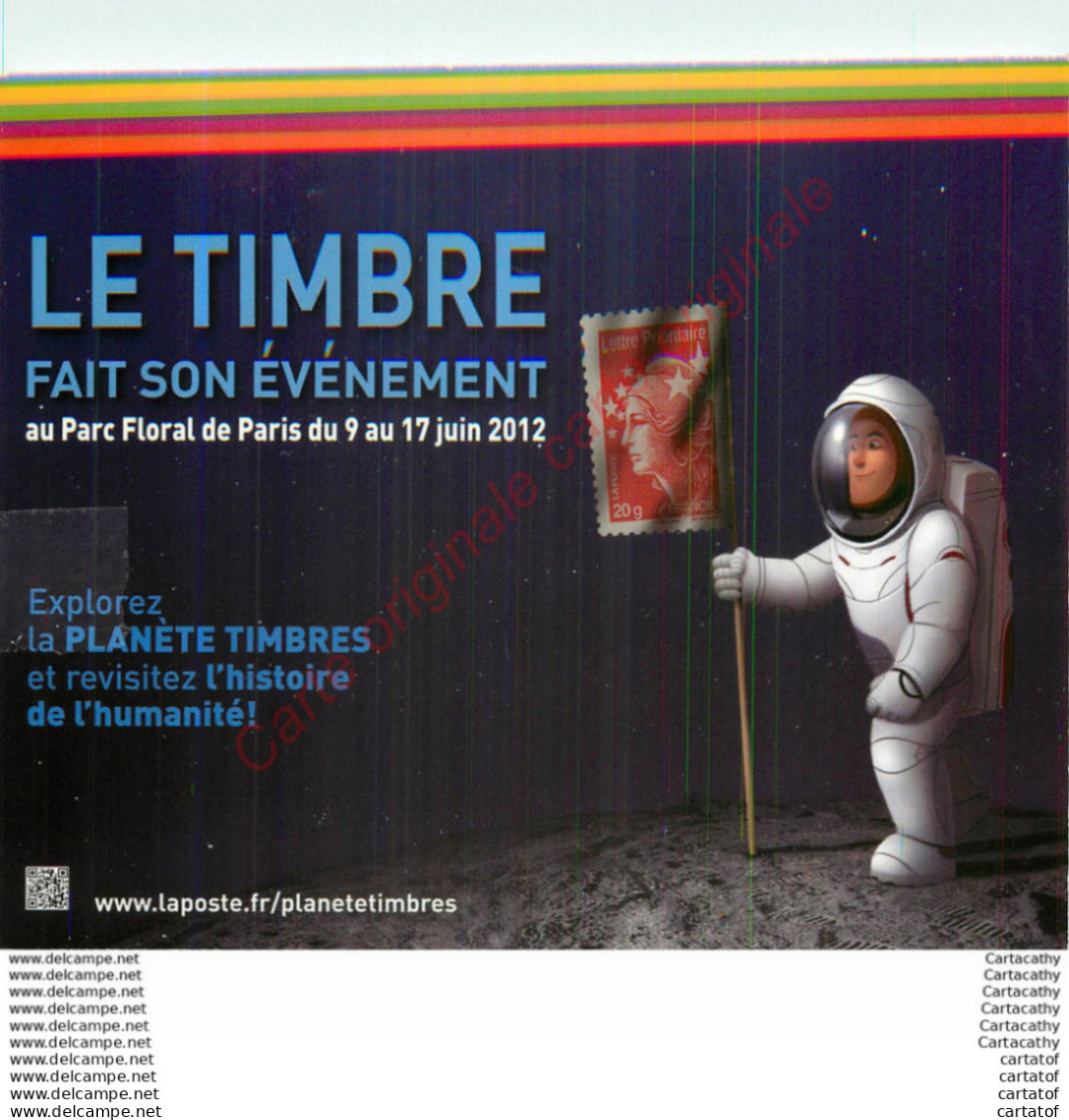 LE TIMBRE FAIT SON EVENEMENT - Werbepostkarten