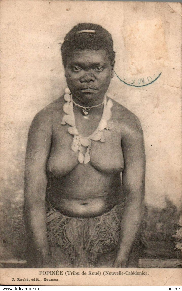 N°907 W -cpa Popinée -tribu De Koné- Nouvelle Calédonie- - Nouvelle Calédonie