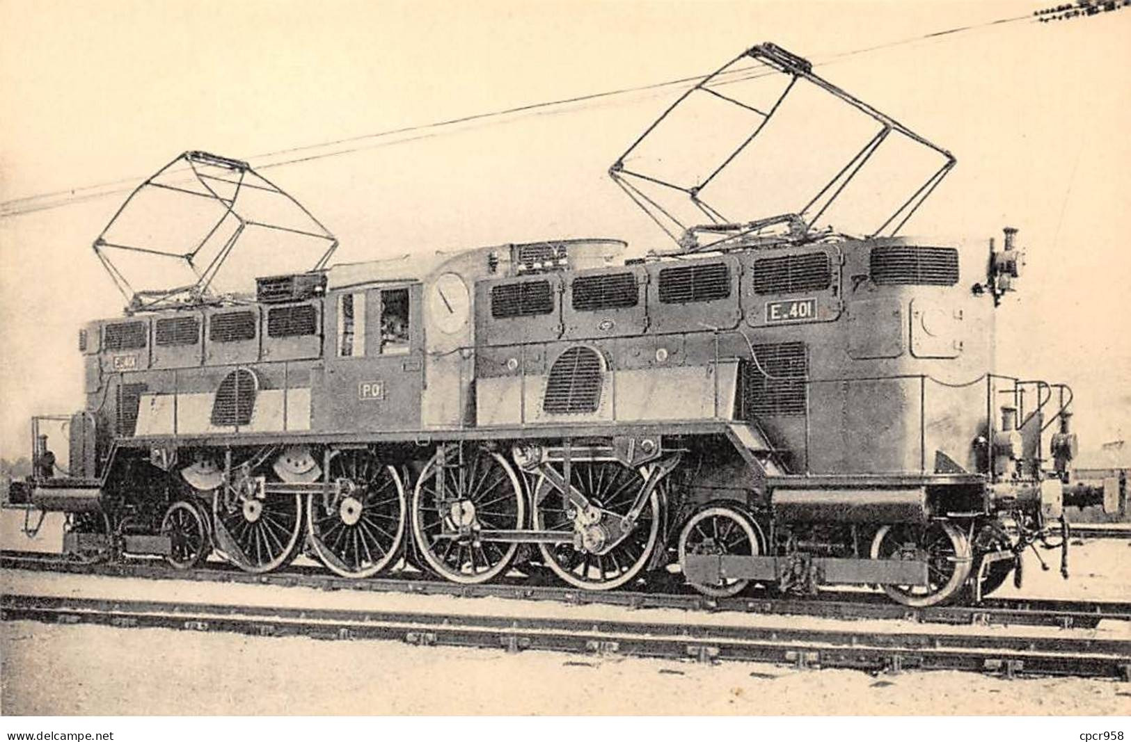 Chemins De Fer - N°85969 - Train - Locomotives Du Sud-Ouest (ex PO) 463 - Machine E 401, à Transmission Par Bielles ... - Treinen