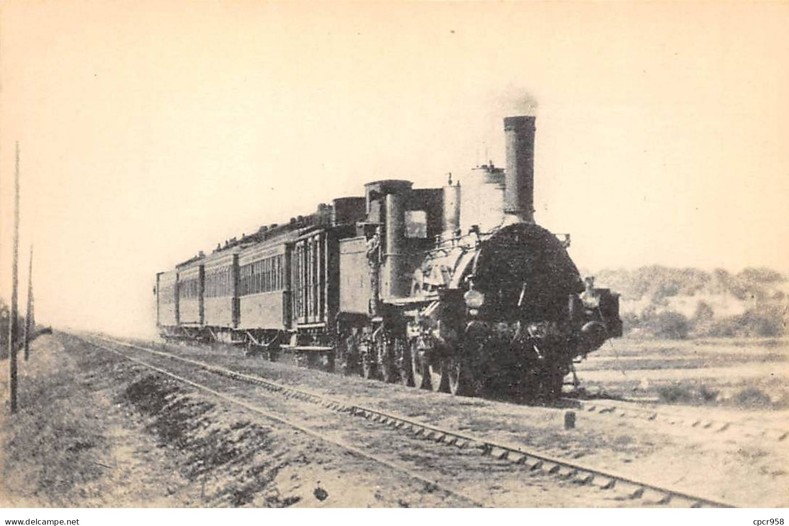 Chemins De Fer - N°85967 - Train - Réseau D'Orléans 36 - Le Sud-Express - Locomotive ... Système Forquenot N°343 - Treinen