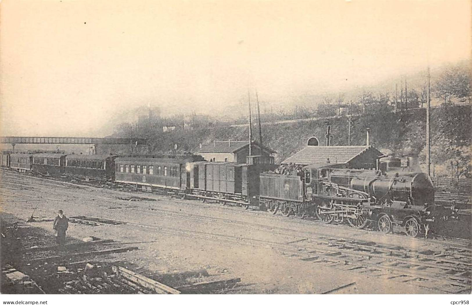 Chemins De Fer - N°85971 - Train - Réseau Du Nord 23 - Le Calais-Méditerranée ... Par Une Compound - Eisenbahnen