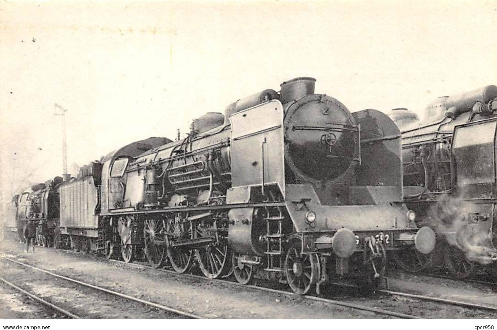 Chemins De Fer - N°85955 - Train Pacific - Locomotives Du Sud-Est (ex PLM) 519 - Machine 231-G-292 ... Schmidt Compound - Treinen