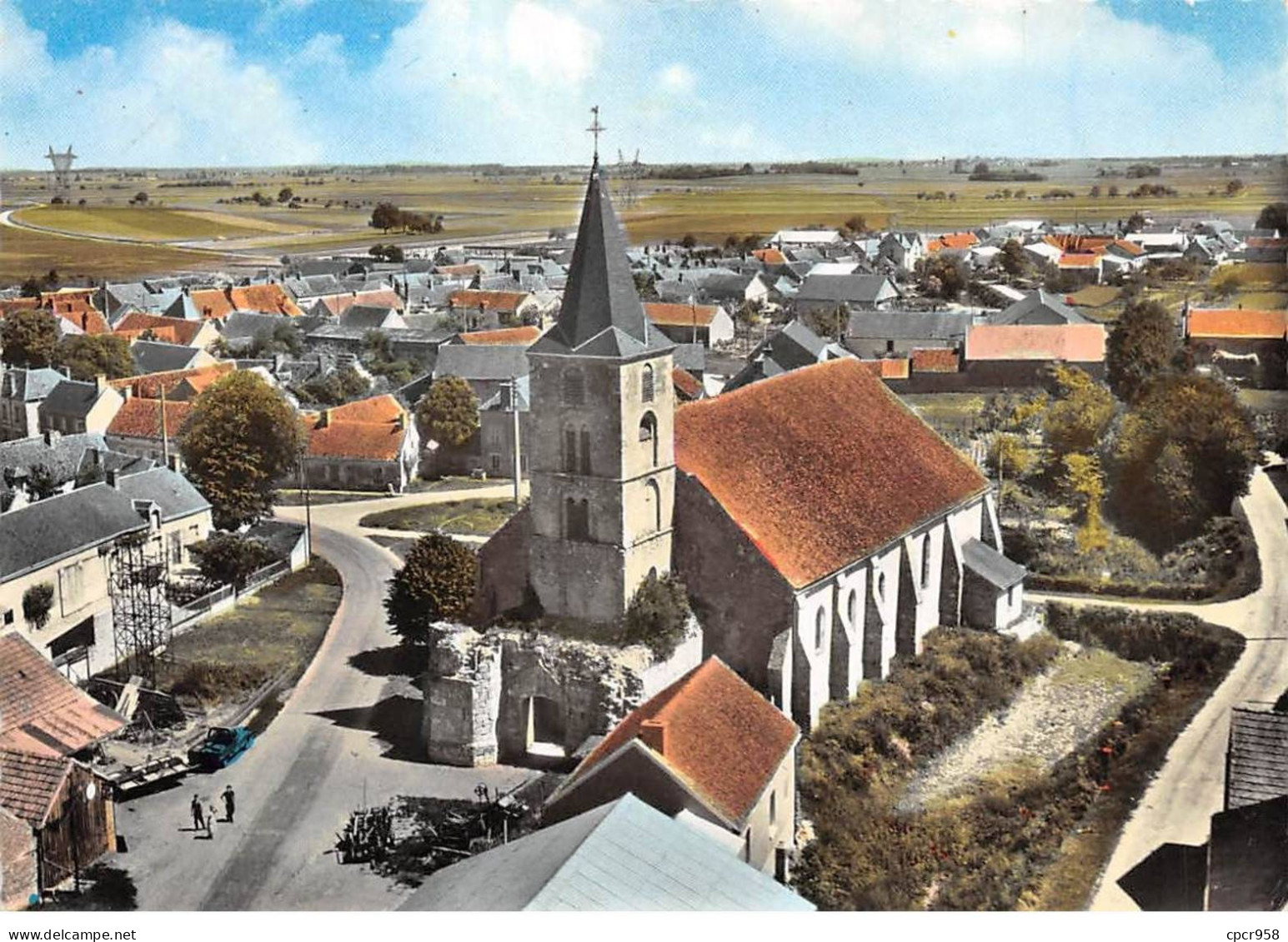 45 - SAN60675 - BATILLY EN GATINAIS - Vue Générale - L'Eglise - Sofer A45 361 1001 - CPSM 10x15 Cm - Autres & Non Classés