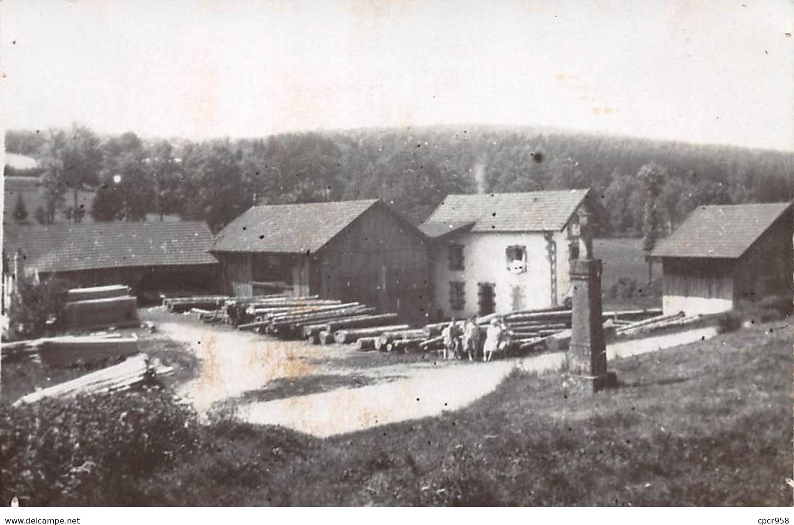 Métiers - N°85895 - Scierie - Carte Photo à Localiser - Industrial