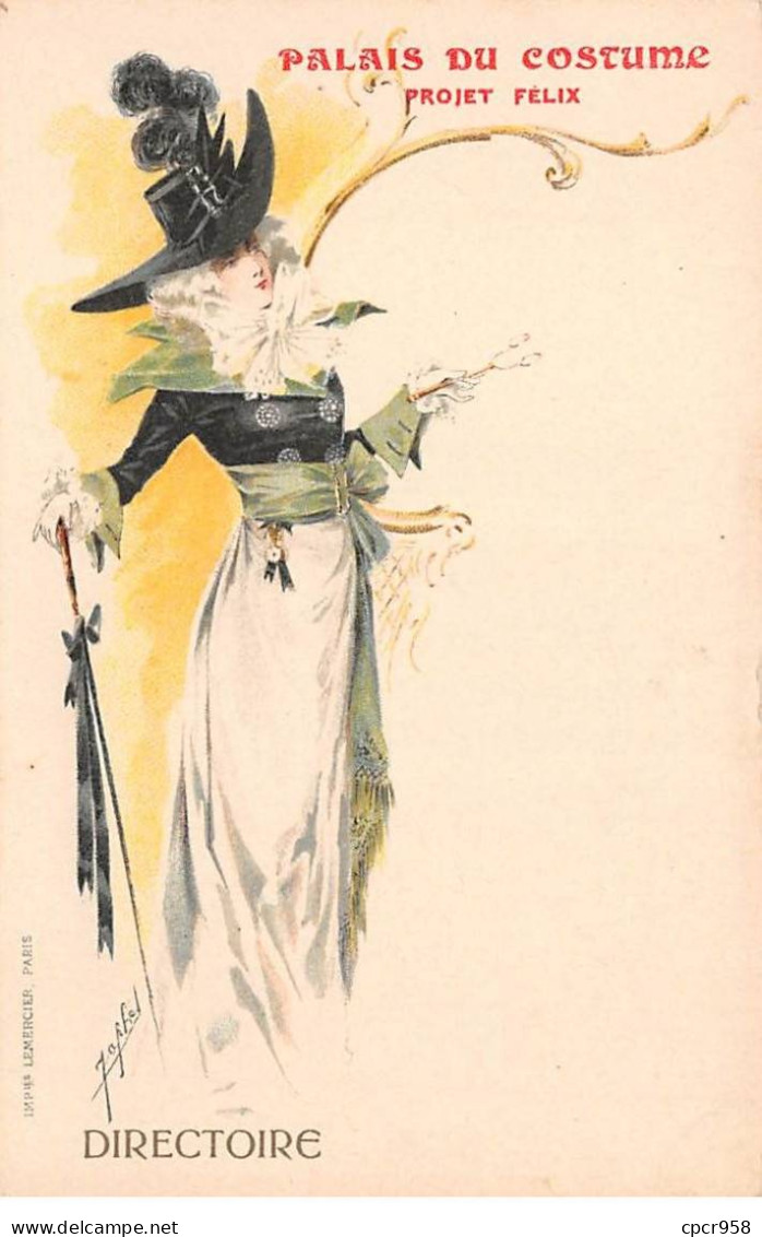 Illustrateur - N°85101 - Palais Du Costume - Projet Félix - Directoire - Genre Mucha - Andere & Zonder Classificatie