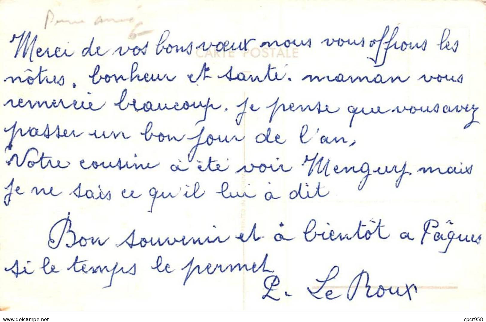 Nouvel An - N°84659 - Bonne Année - Enfants Cueillant Du Houx, L'un En Haut D'une échelle - Neujahr