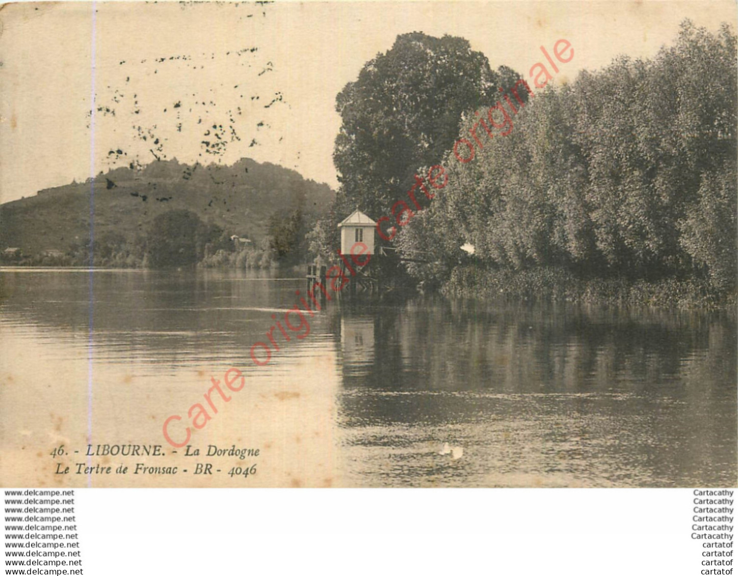 33.  LIBOURNE .  La Dordogne . Le Tertre De Fronsac . - Libourne