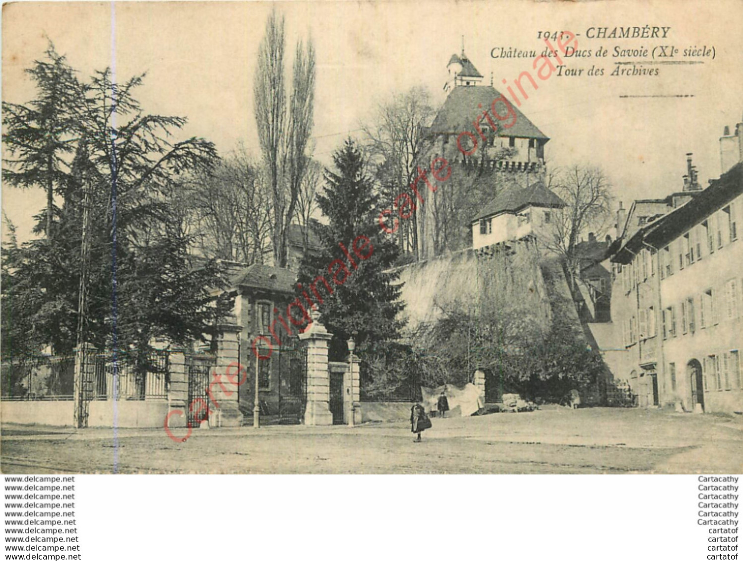 73.  CHAMBERY . Château Des Ducs De Savoie . Tour Des Archives . - Chambery