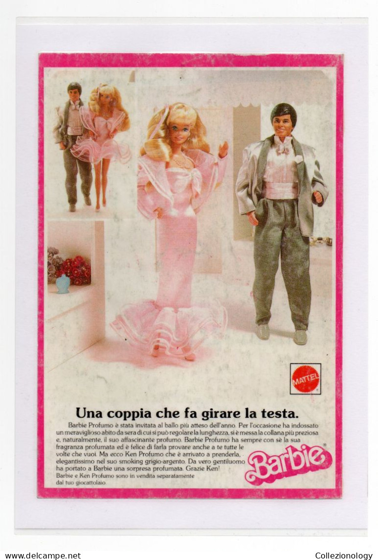 PUBBLICITA' MATTEL BARBIE PROFUMO 1987 VINTAGE ADVERTISING RECLAME WERBUNG - Reclame