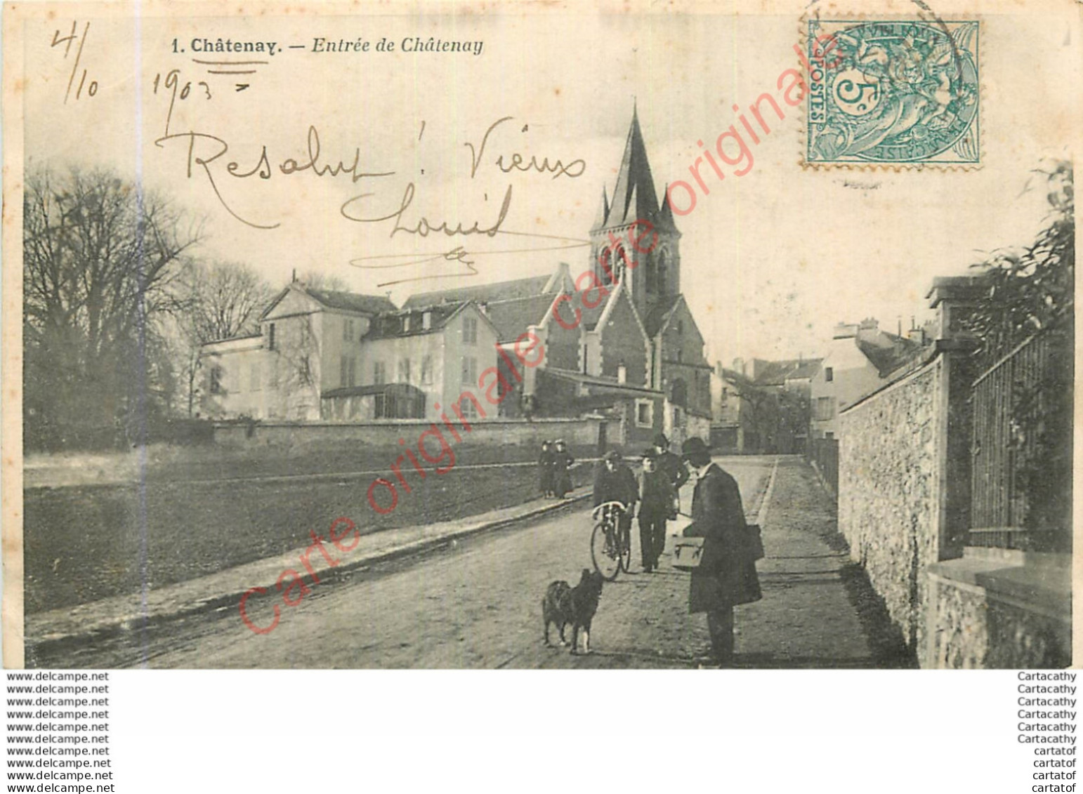 92.  CHATENAY .  Entrée De Châtenay . - Chatenay Malabry