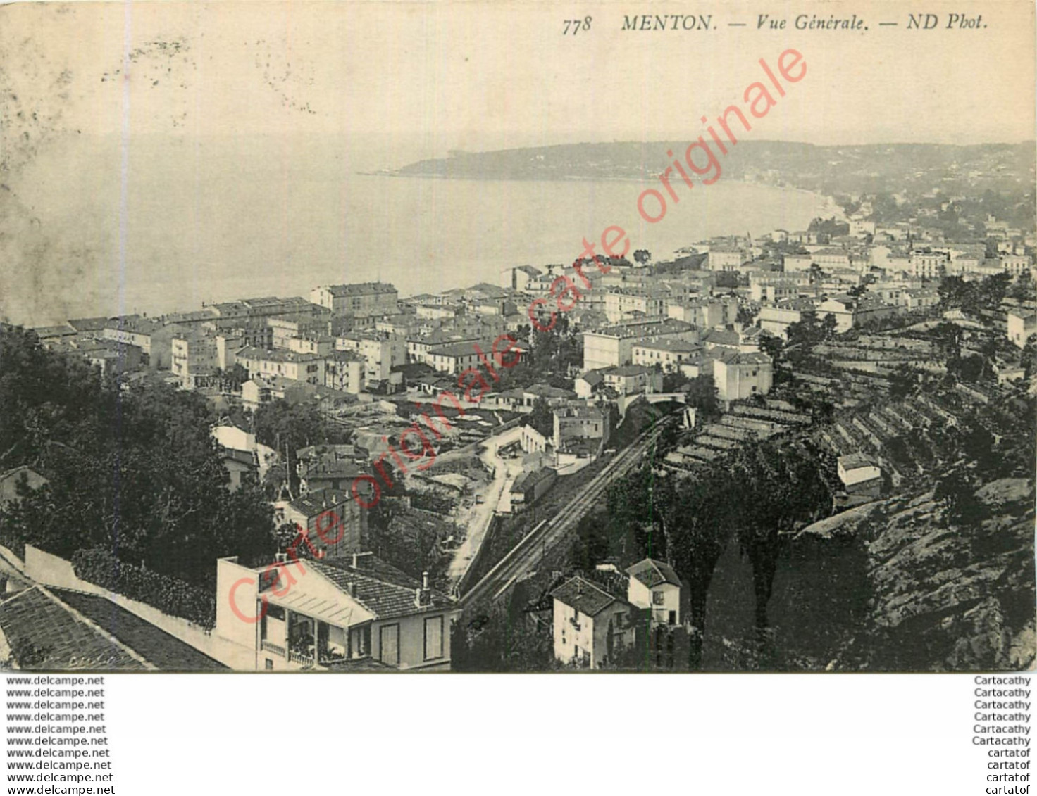 06.  MENTON .  Vue Générale . - Menton