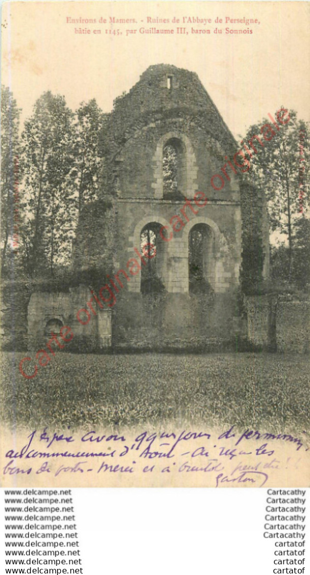 72.  MAMERS .  Ruines De L'Abbaye De Perseigne . - Mamers