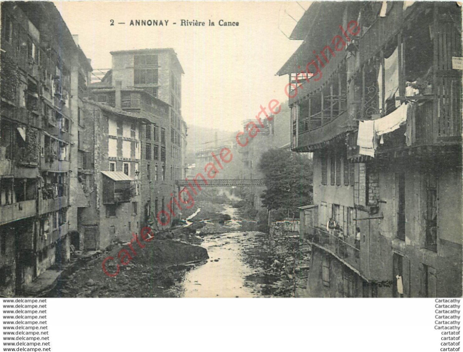 07.  ANNONAY .  Rivière La Cance . - Annonay