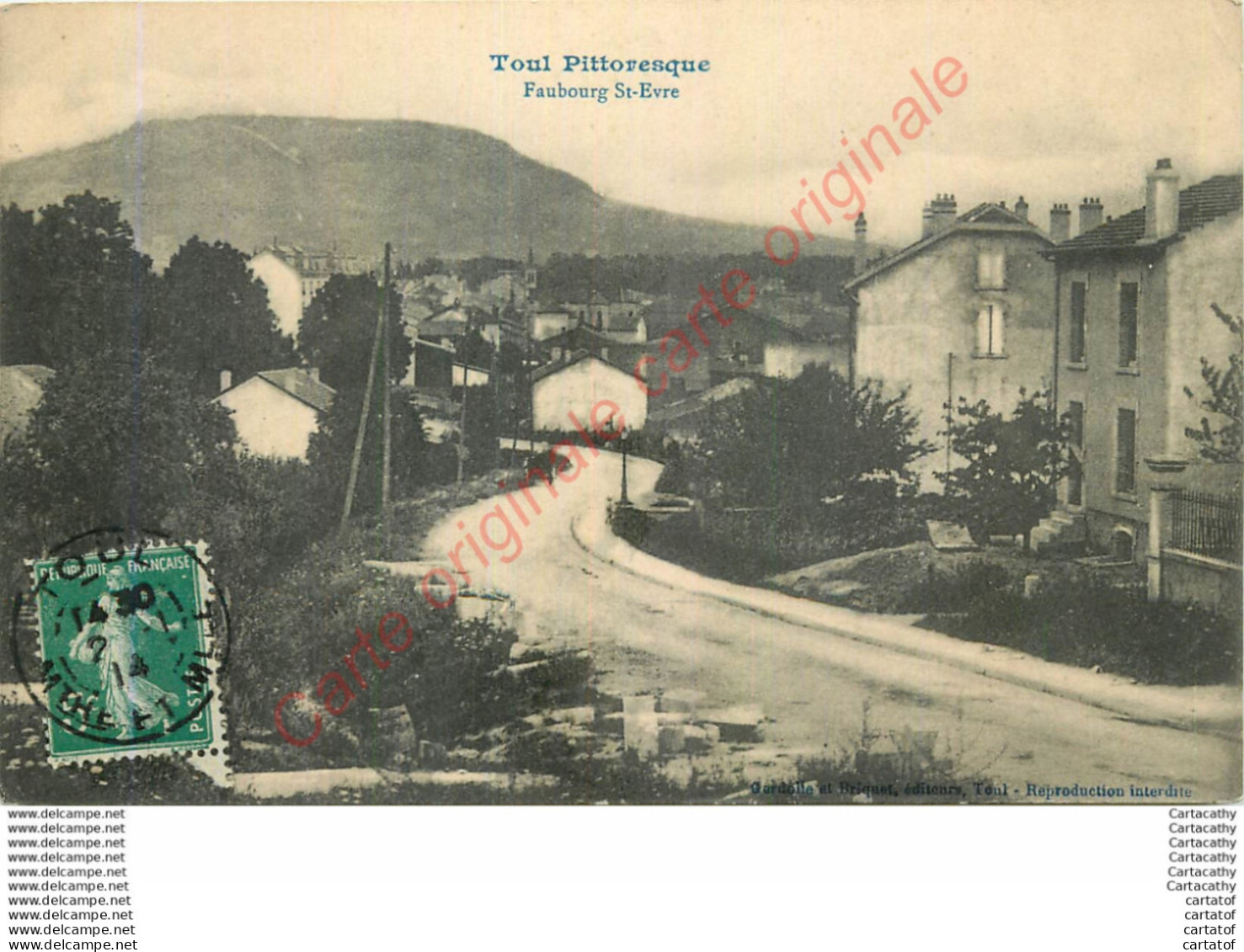 54.  TOUL .  Faubourg St-Evre . - Toul