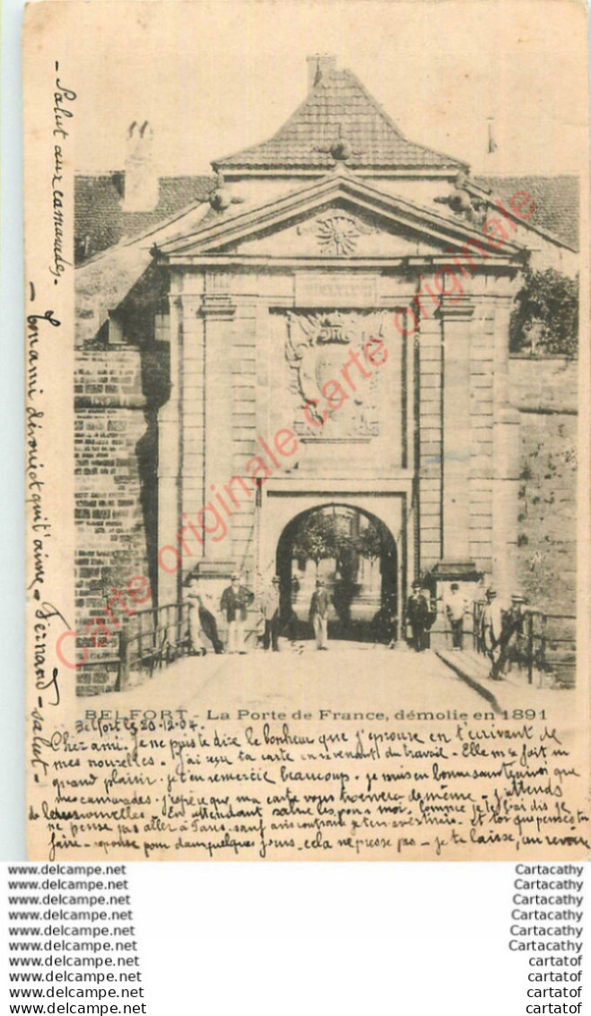 90.  BELFORT .  La POrte De France . - Belfort - Ville