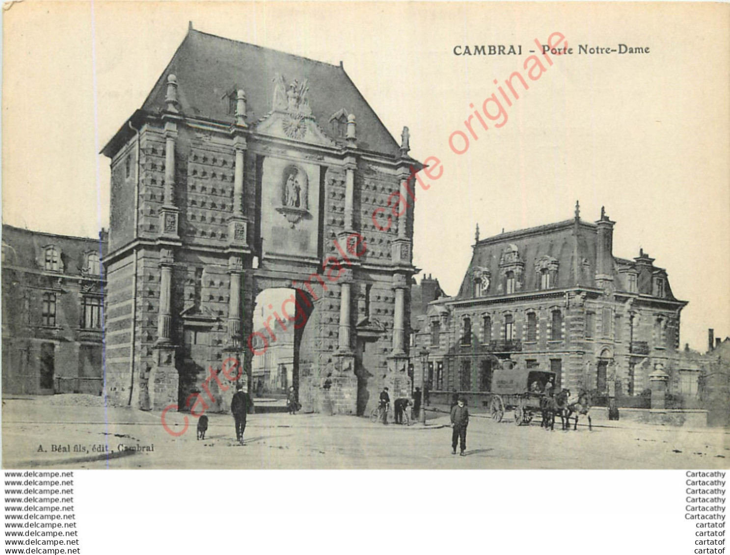 59.  CAMBRAI .  Porte Notre Dame . - Cambrai