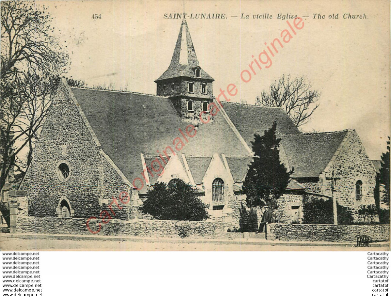 35.  SAINT LUNAIRE .  La Vieille église . - Saint-Lunaire