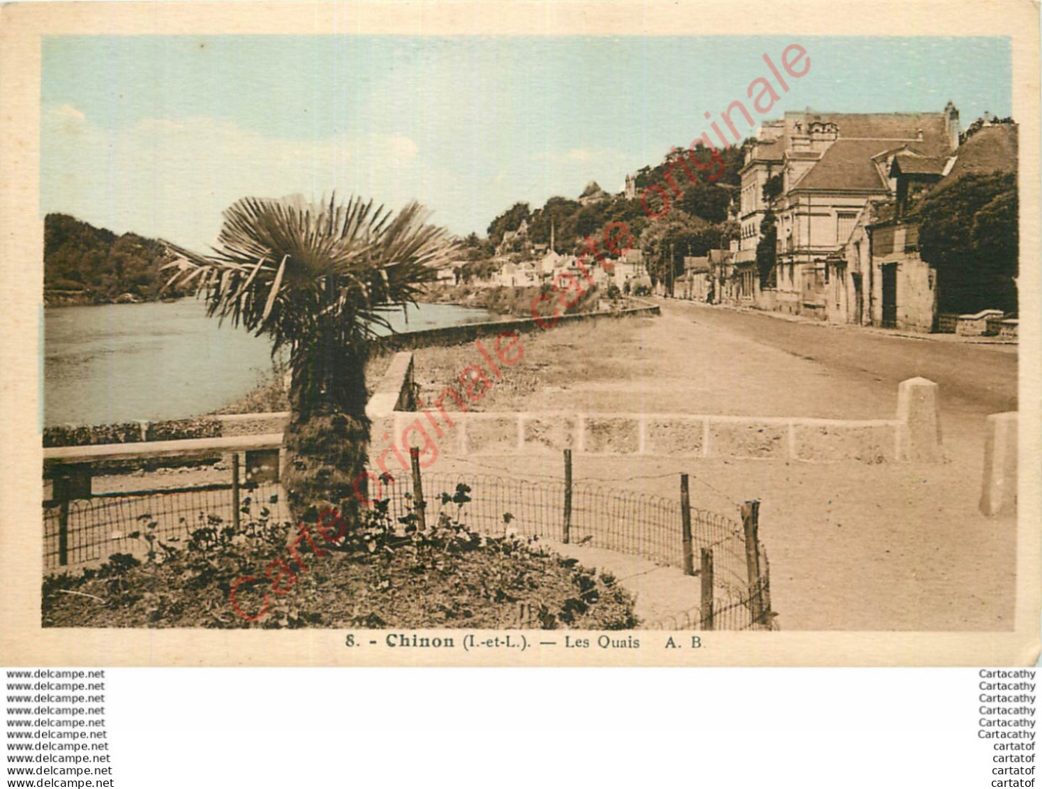 37.  CHINON .  Les Quais . - Chinon