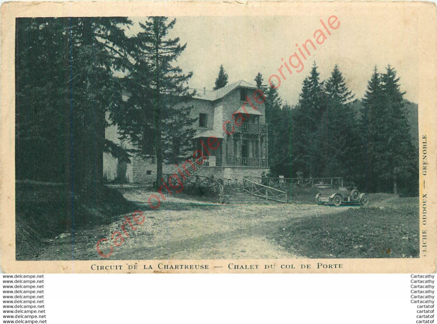 CHALET DU COL DE PORTE .  CIRCUIT DE LA CHARTREUSE . - Autres & Non Classés