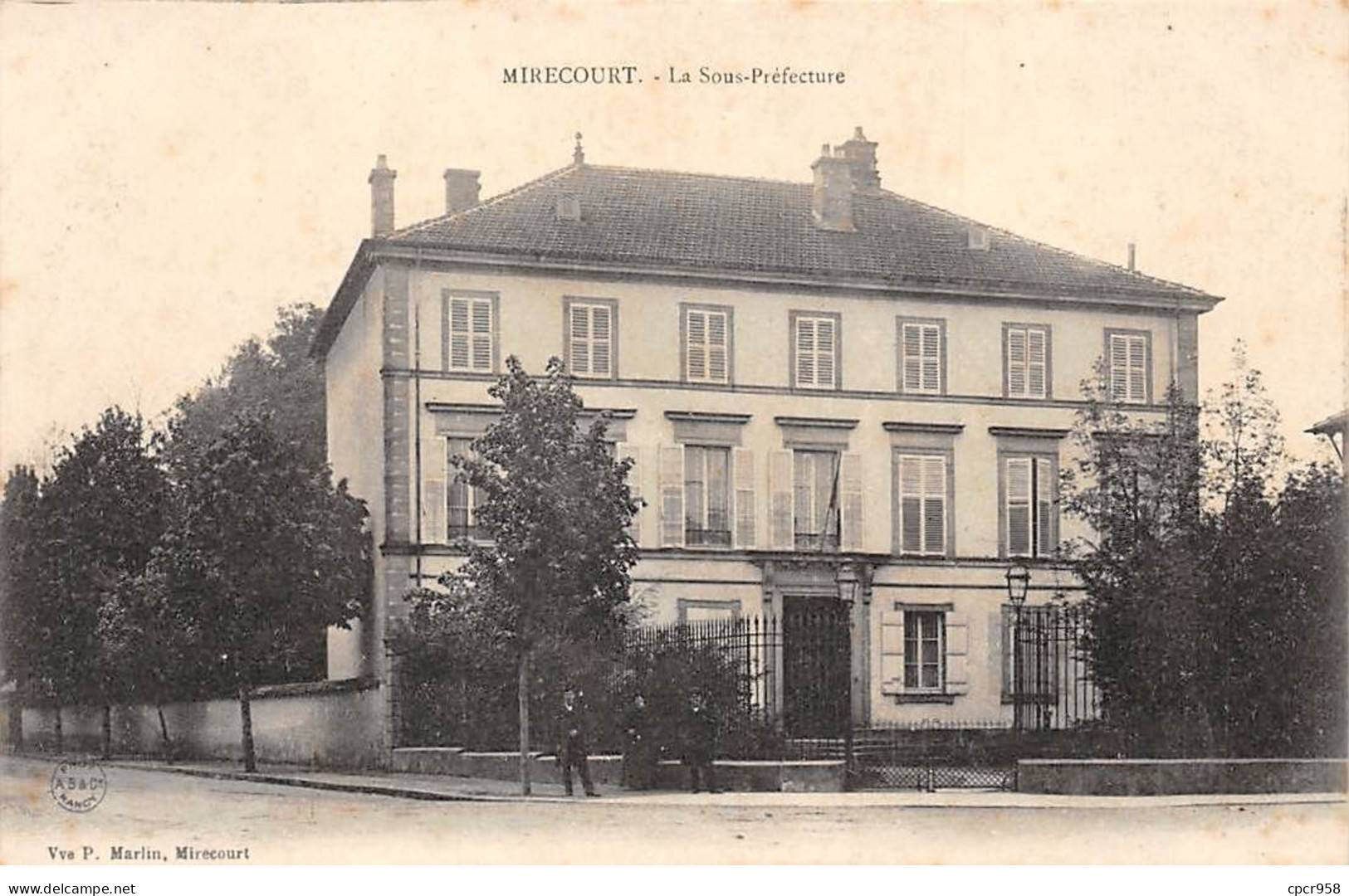 88-AM22624.Mirecourt.La Sous-préfecture - Mirecourt